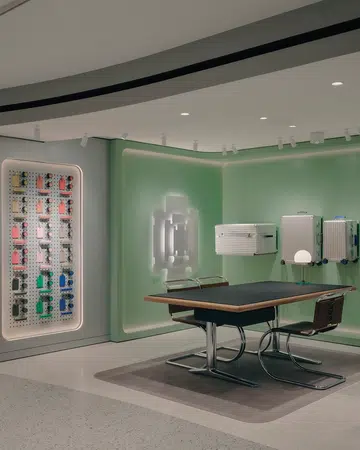 Rimowa Cologne Germany flagship with Crafted-for-you personalised luggage