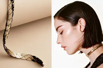 gracie abrams wearing chanel coco crush choker