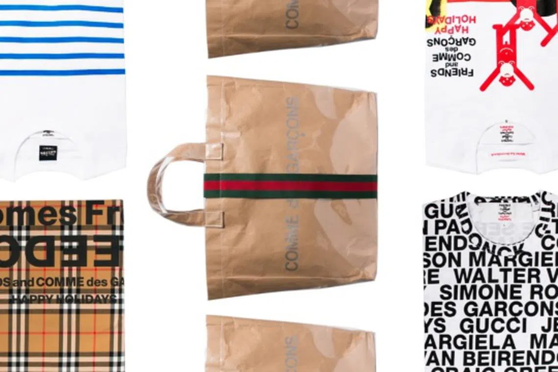 Comme Des Garcons Collaborates With Burberry, Gucci, Margiela