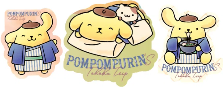 Pompompurin cafe Singapore 2026 coasters