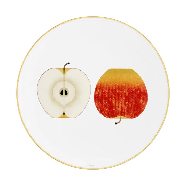 hermes Apple Kaorumi porcelain plate