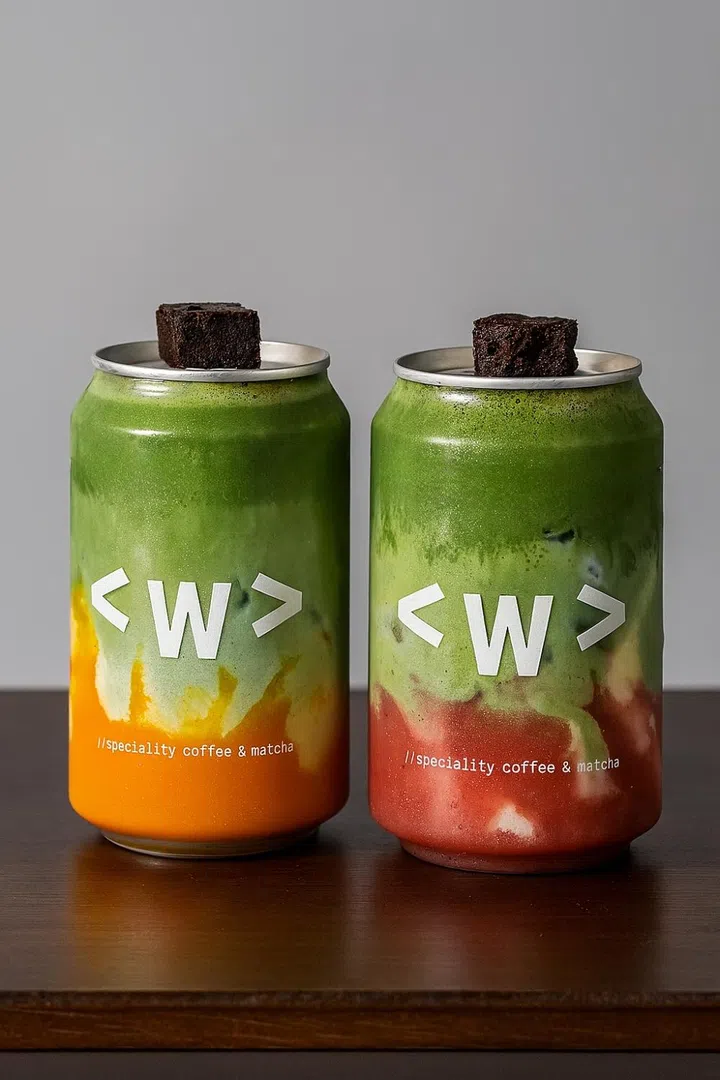 W coffee mango matcha 
