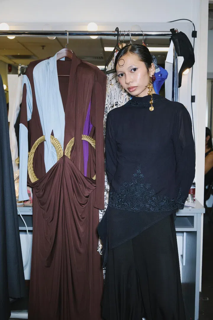 Putri Adif and her graduate fashion college for LASALLE, Eka