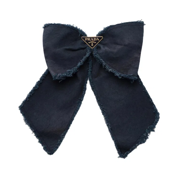 prada Canvas hair clip, $1,150