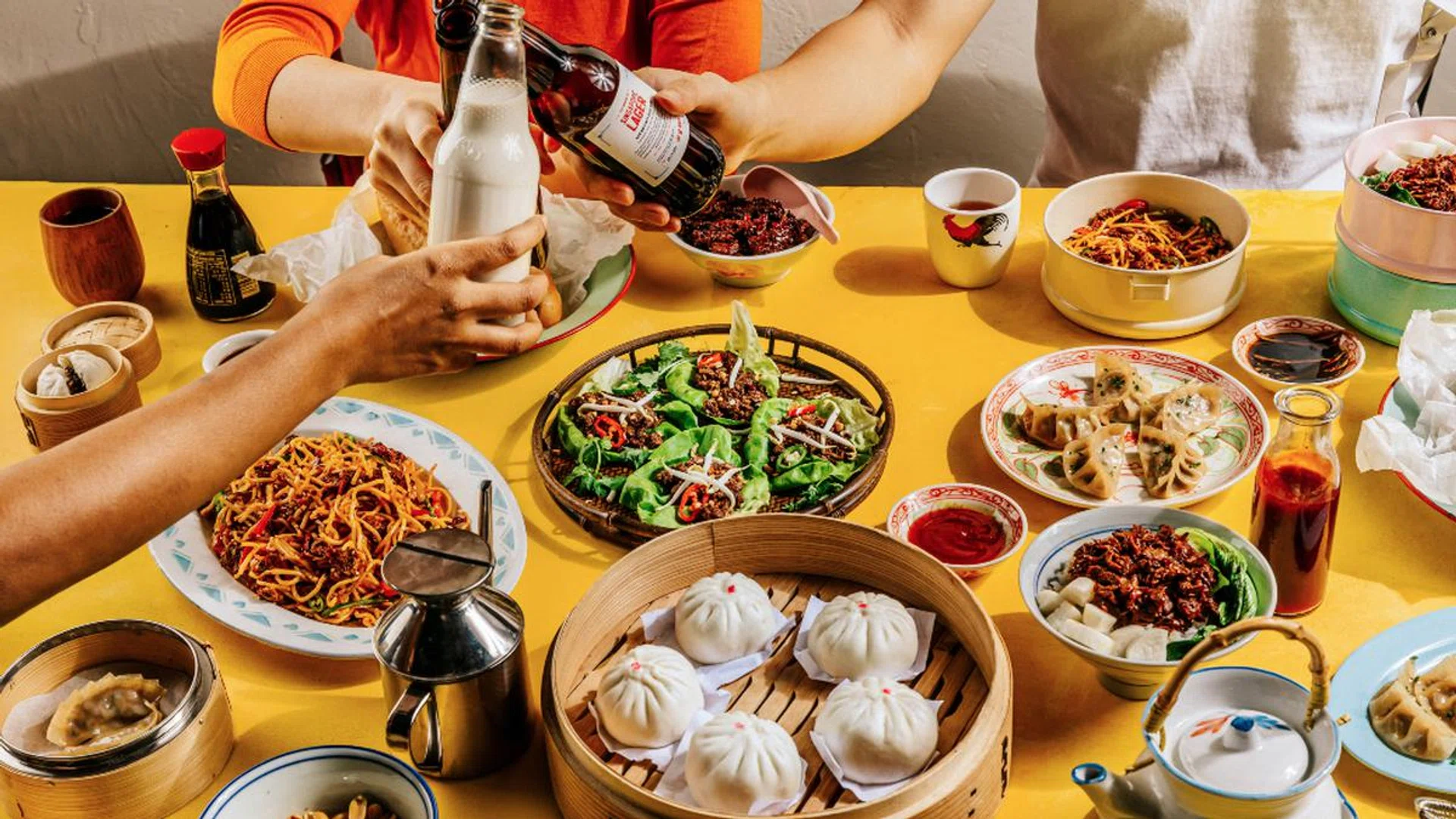 Would you believe it if we said that the pork used in these dishes come from unripened jackfruit? Credit: Karana