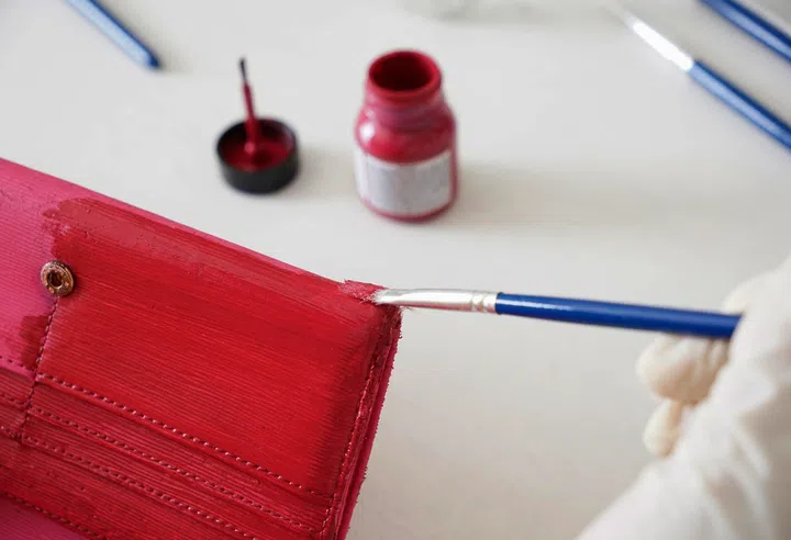 Leather bag restoration and dyeing in Singapore