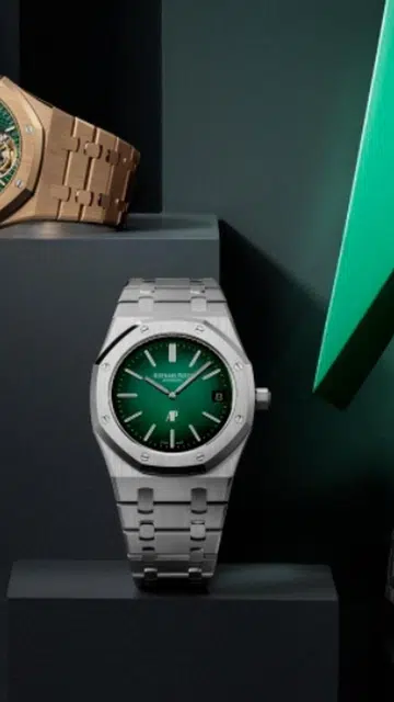 audemars piguet green royal oak