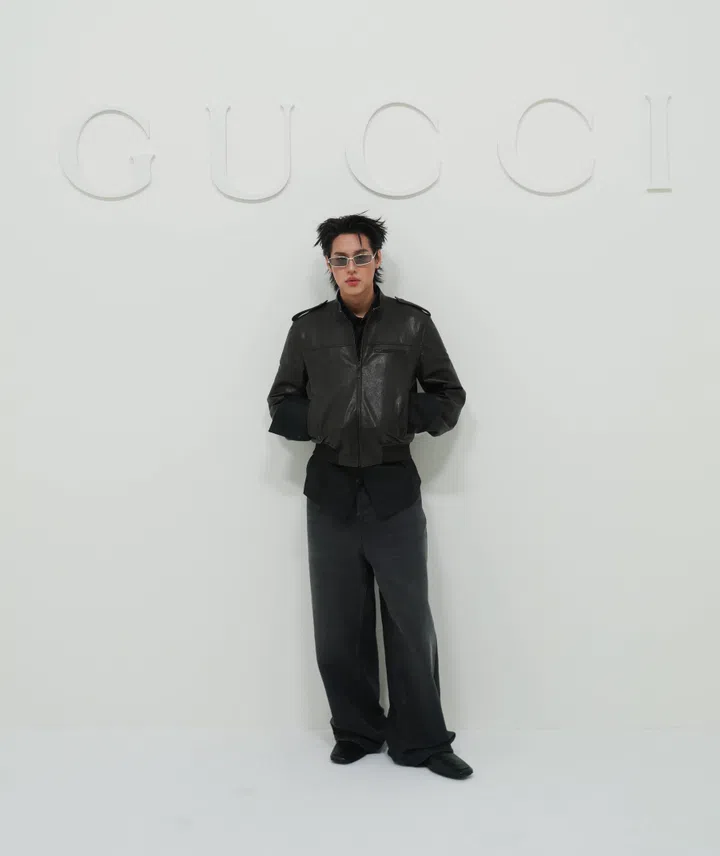 Billkin at Gucci Spring Summer 2027 show Milan Fashion Week