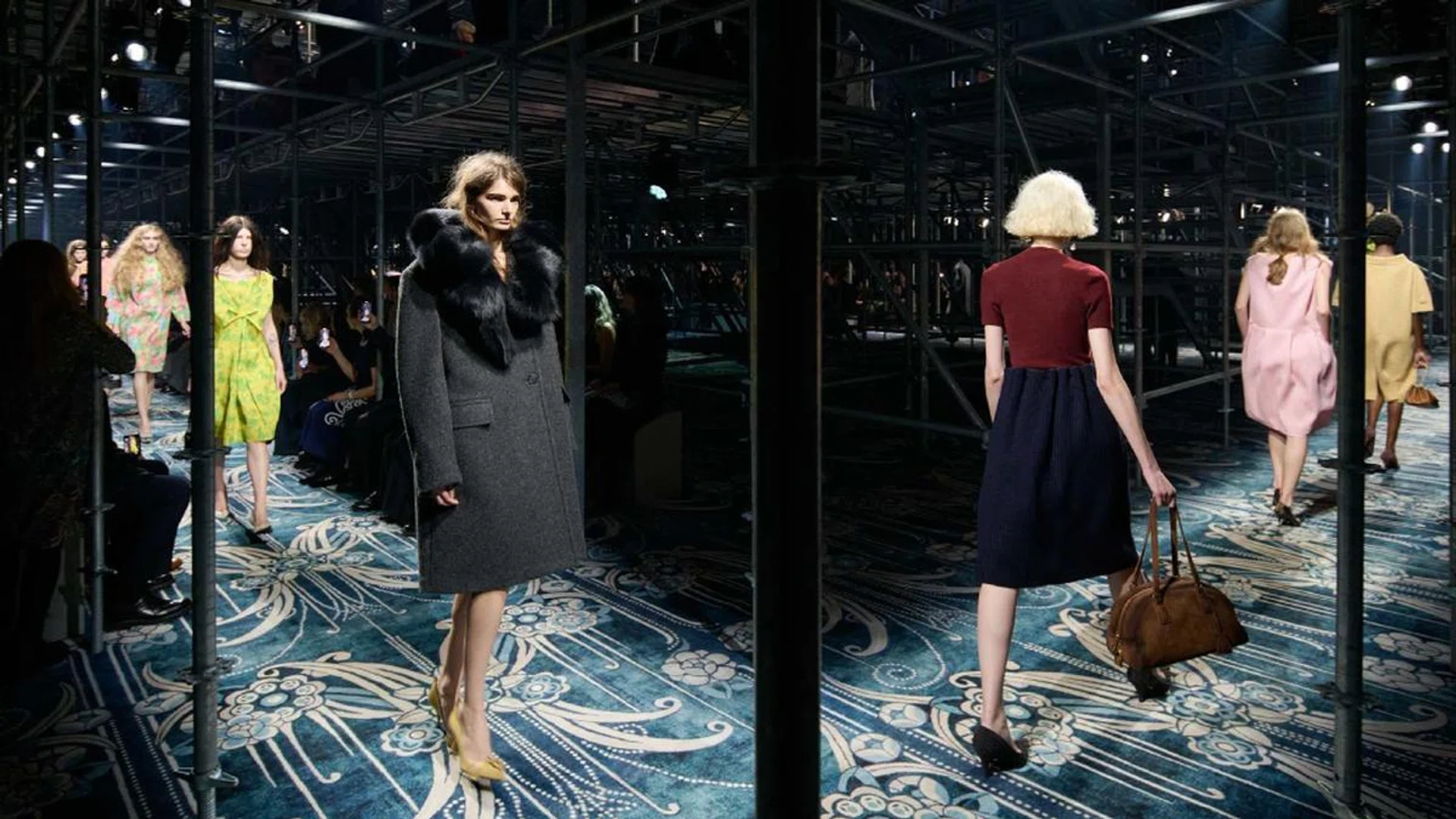 Prada's signature DNA of challenging beauty stereotypes was on full display with the brand's Fall Winter 2025 collection. Credit: Prada