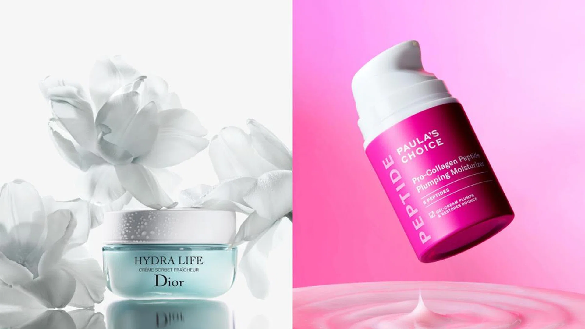 lightweight moisturisers dior hydra fresh and paula's choice