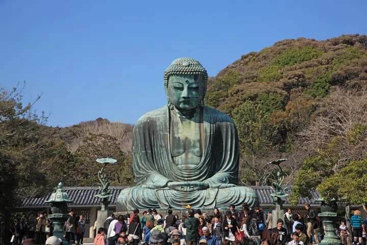 The Great Buddha in Kamakura.