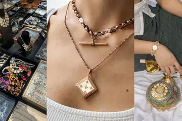 vintage jewellery by retro factory, eye of the cat and alles seinn