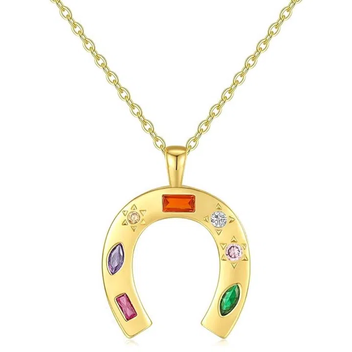 Accessories for Chinese New Year 2026 in Singapore - horseshoe necklace