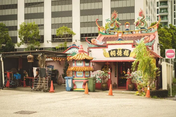 a Chinese temple, as part of Oh! Open House’s new art walk along moonstone lane.