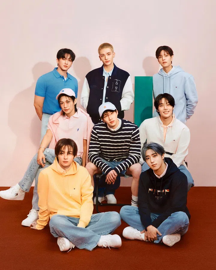 stray kids tommy hilfiger campaign kpop stars fashion campaigns