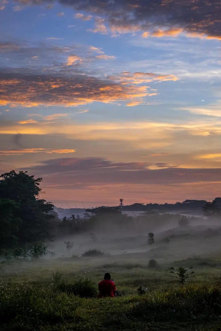 sunrise in singapore