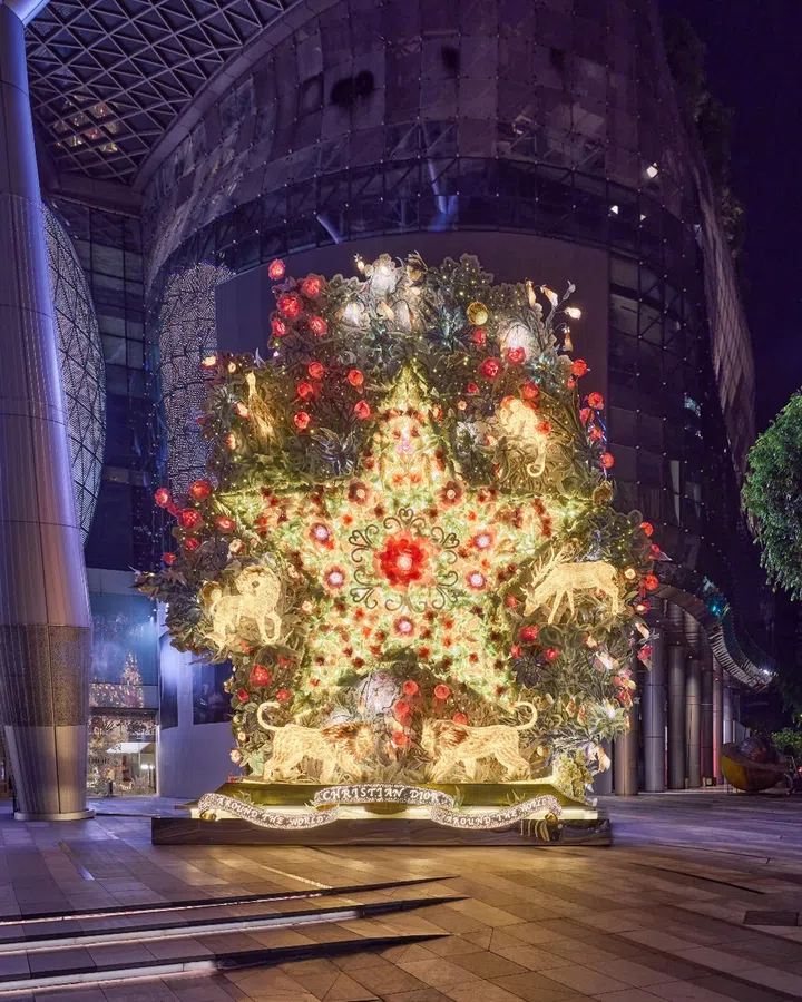 dior ion orchard christmas tree