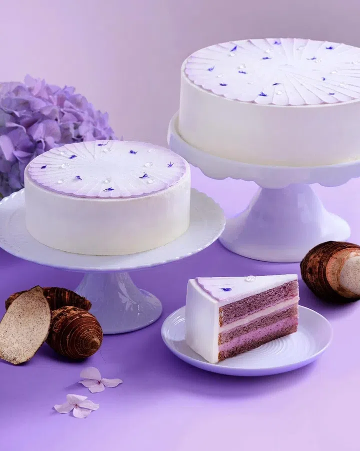 Lady M Singapore Taro Mochi Cream Cake