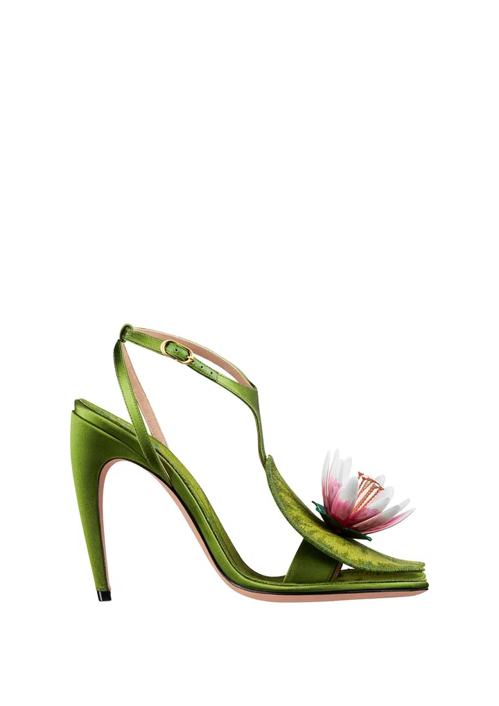 Fall Winter 2026 heels shoes - Dior Nympheas water lily heels shoes