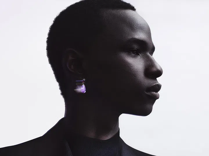 Malick Bodian lensed by Mikael Jensson for Swarovski's new Collection 01.