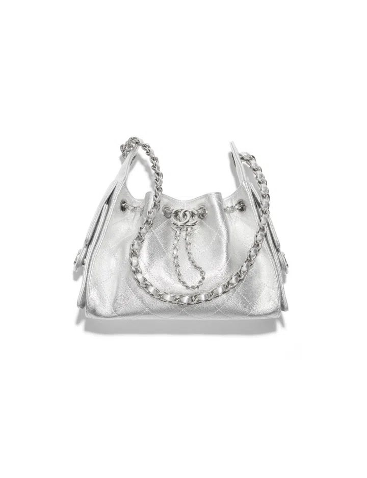 Chanel 25 metallic silver cruise 25/26