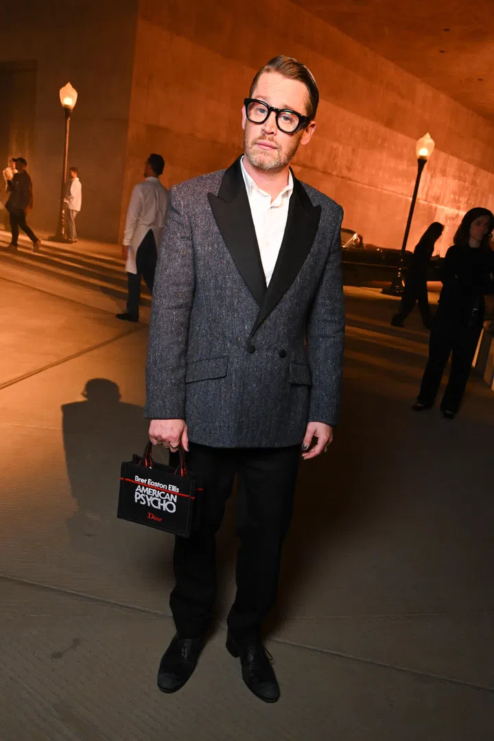 Dior Cruise 2027 show celebrity fashion outfits - Macaulay Culkin