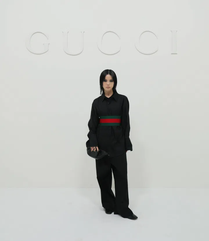 Cocona XG at Gucci Spring Summer 2027 show Milan Fashion Week
