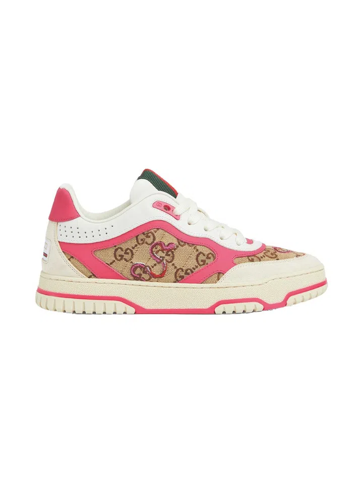 gucci lunar new year capsule collection chinese new year gucci re-web sneakers pink snake