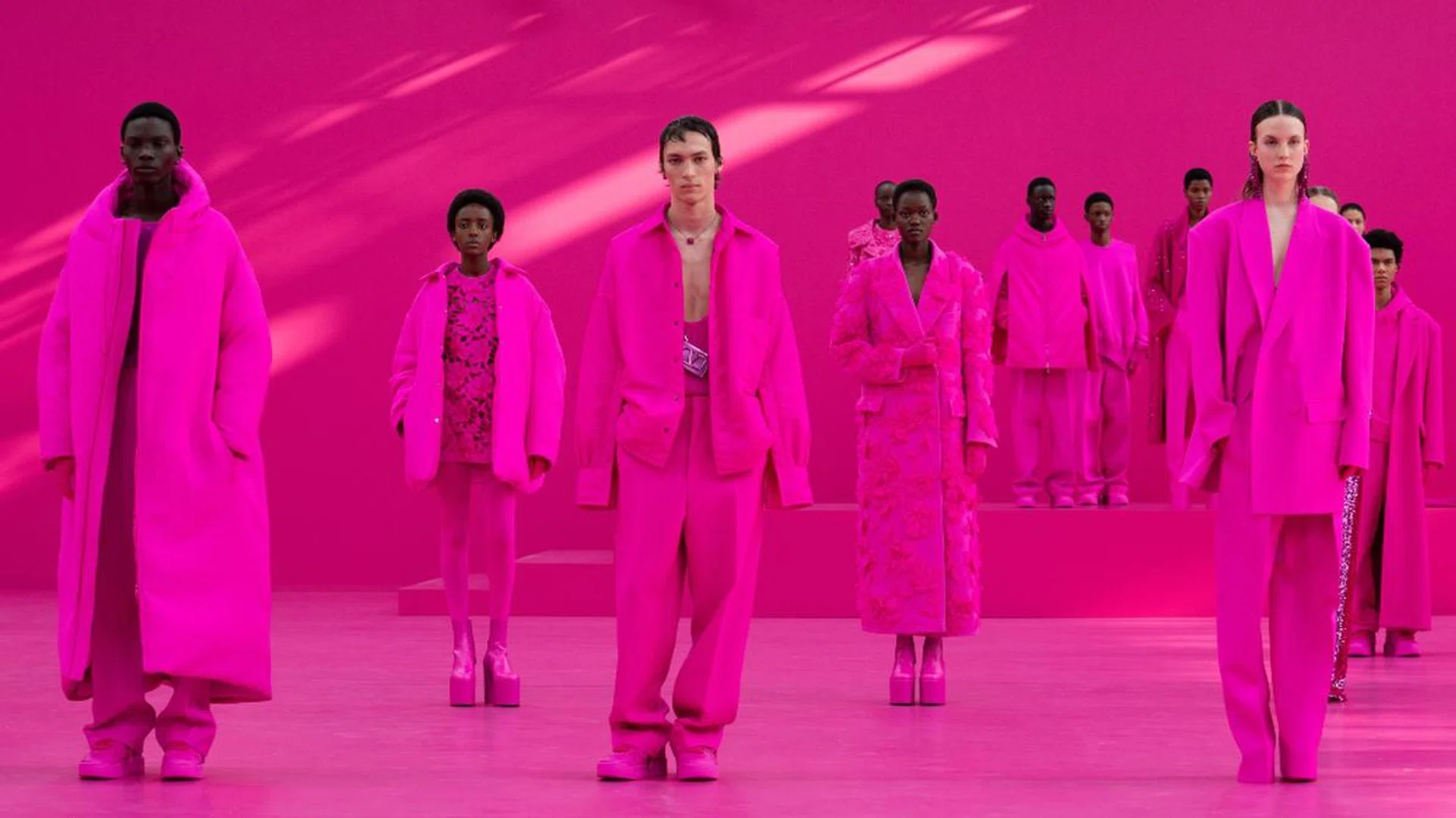 Think pink. Credit: Valentino