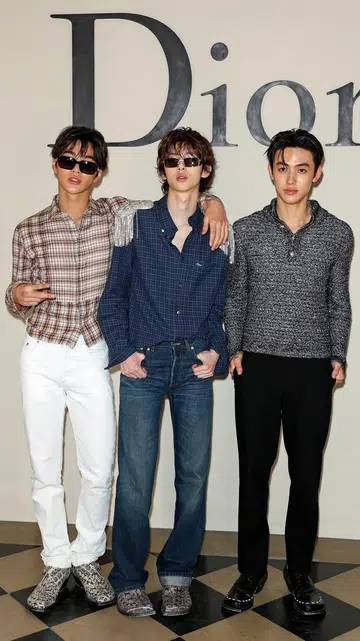 cortis keonho juhoon seunghyeon dior mens spring summer 2027 show paris