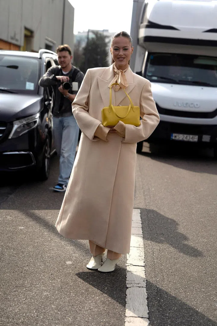 street style coat cream