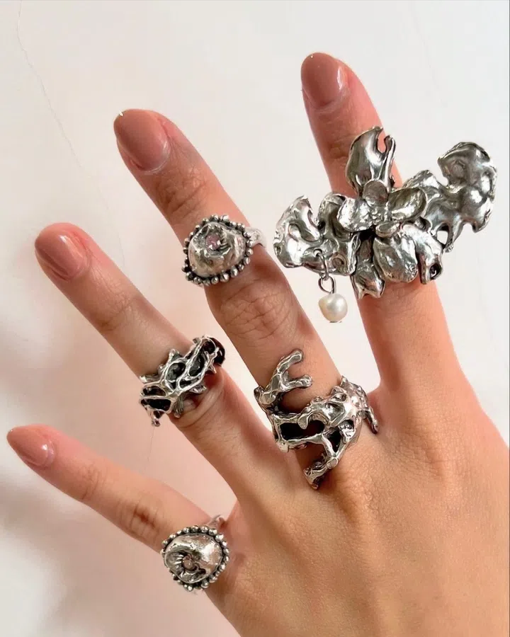 handmade silver rings by gizmo / 91zmo