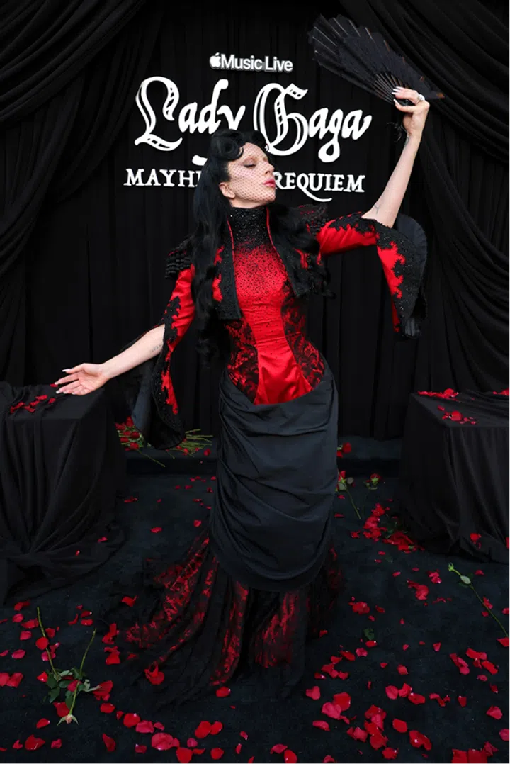 Lady Gaga Mayhem Requiem Givenchy dress