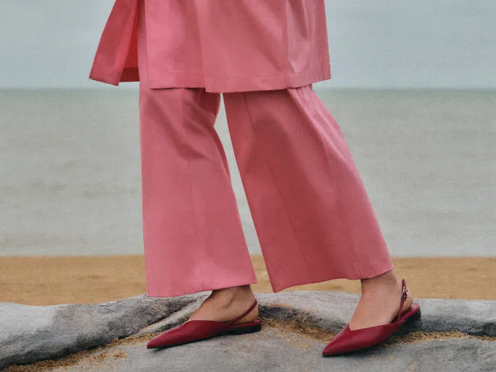 Hermes Fall Winter 2026 shoes - nappa leather ballet flats