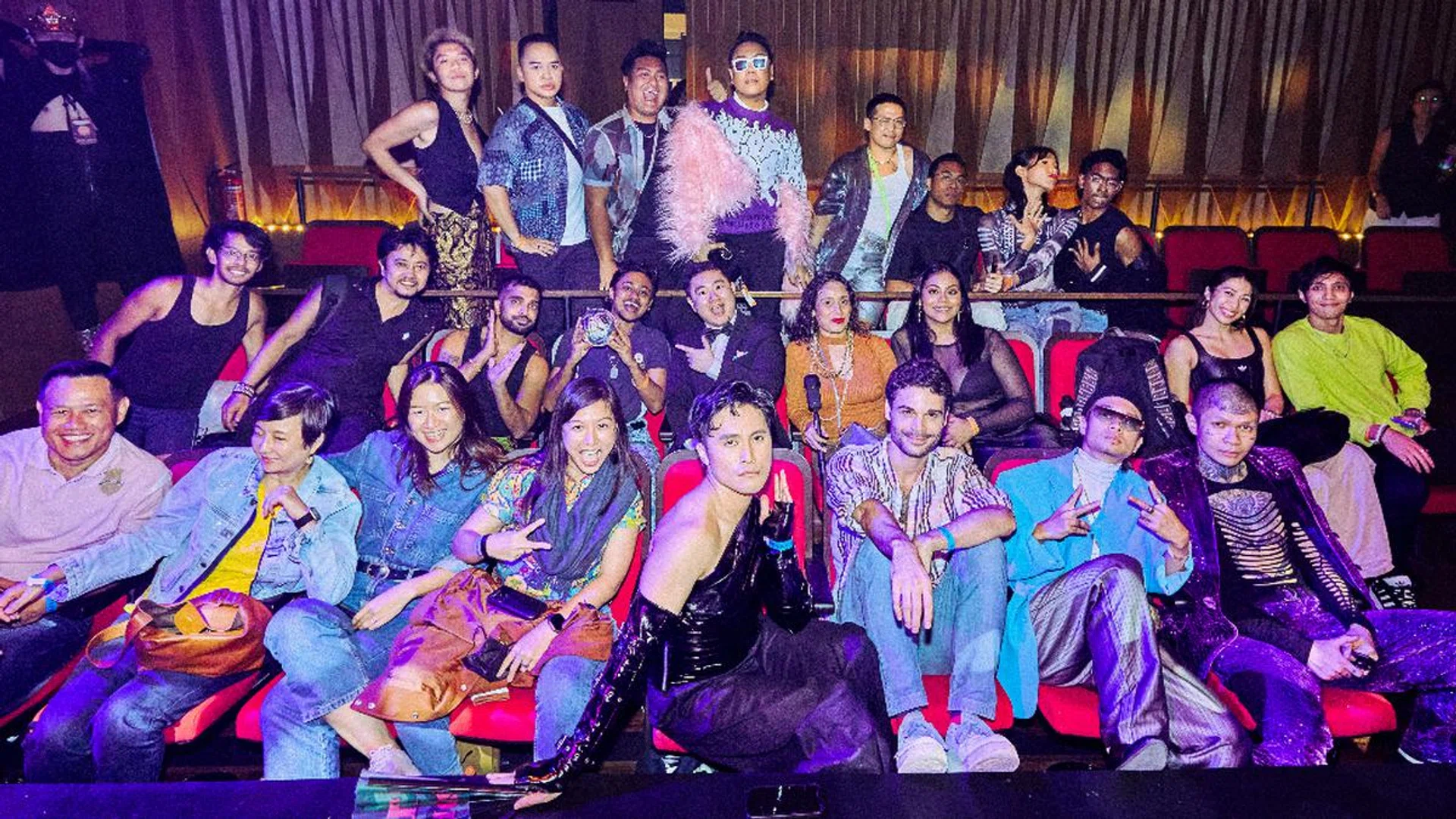 A section of the enthusiastic crowd that filled the Ngee Ann Kongsi Theatre for the Crystal 3.0 ball. Credit: Clement Goh