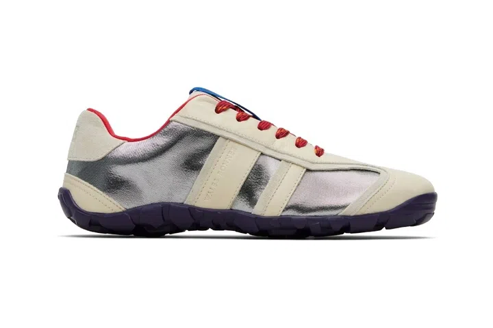 wales bonner silver sneaker