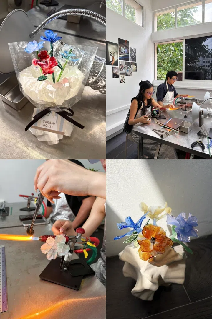 Gurasu House glass workshops