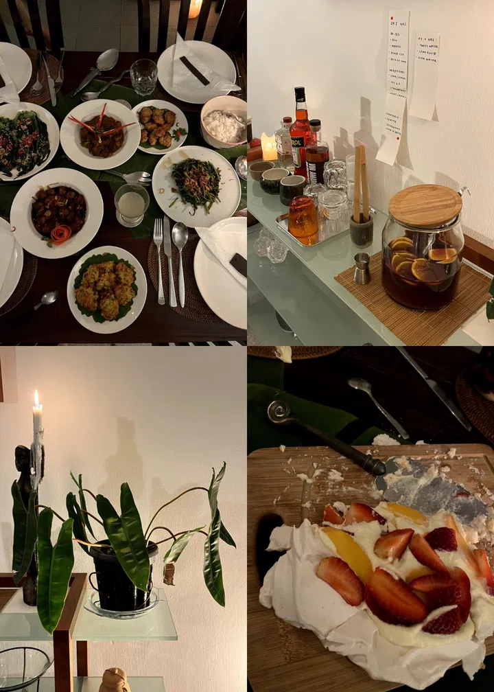 dinner party food