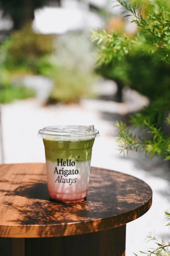 Hello Arigato Strawberry Matcha Cloud