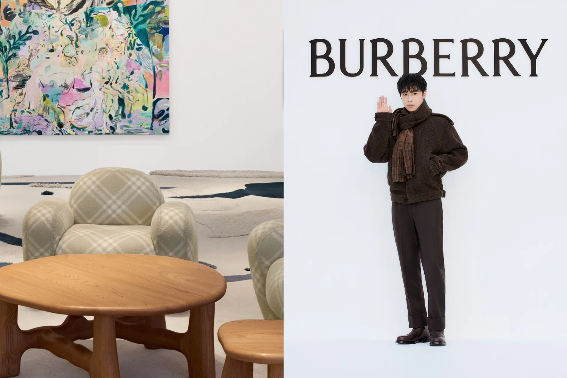 Lee Jae-wook at Emotional Legacies exhibition in Seoul