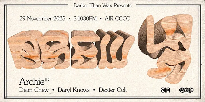 Darker than Wax presents BREW @ AIR CCCC