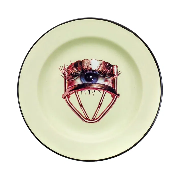 Seletti enamel plate, $91, www.farfetch.com