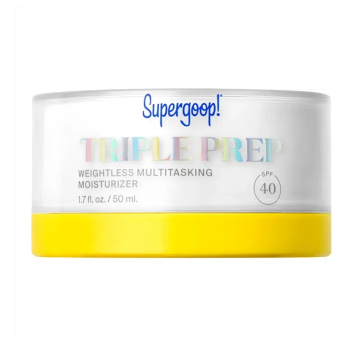 Supergoop Triple Prep Moisturiser for oily skin