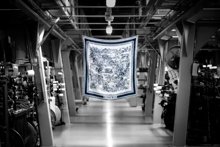 dior silk scarf