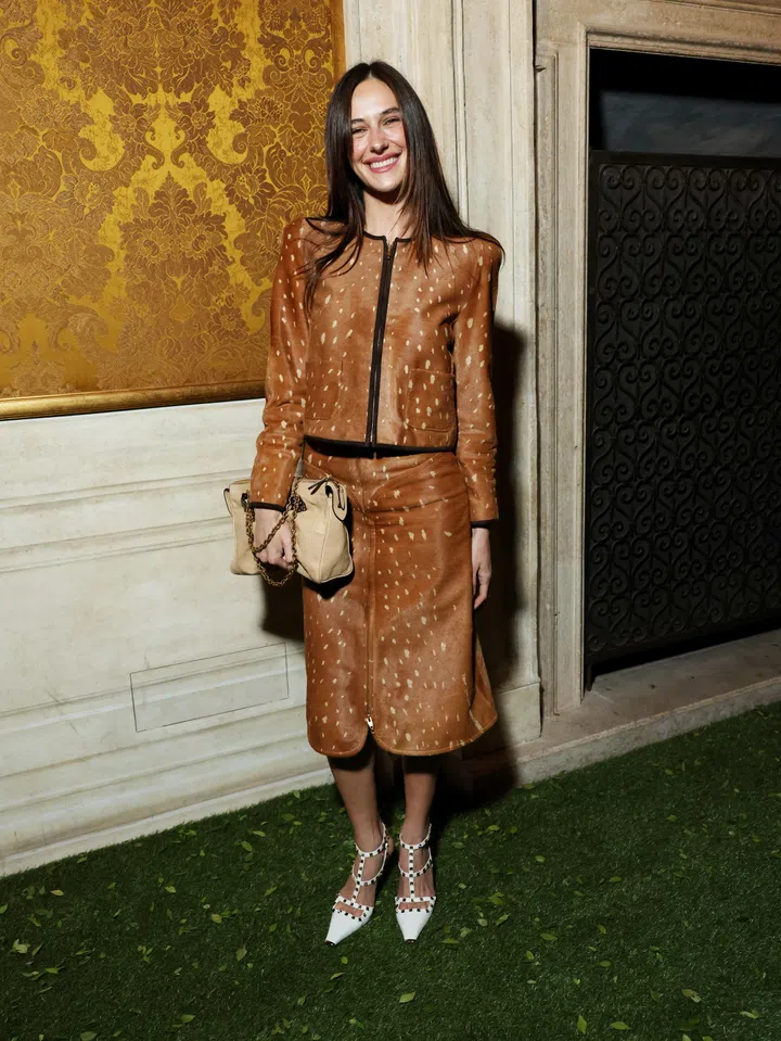 Valentino Interferenze Fall Winter 2026 Devon Lee Carlson