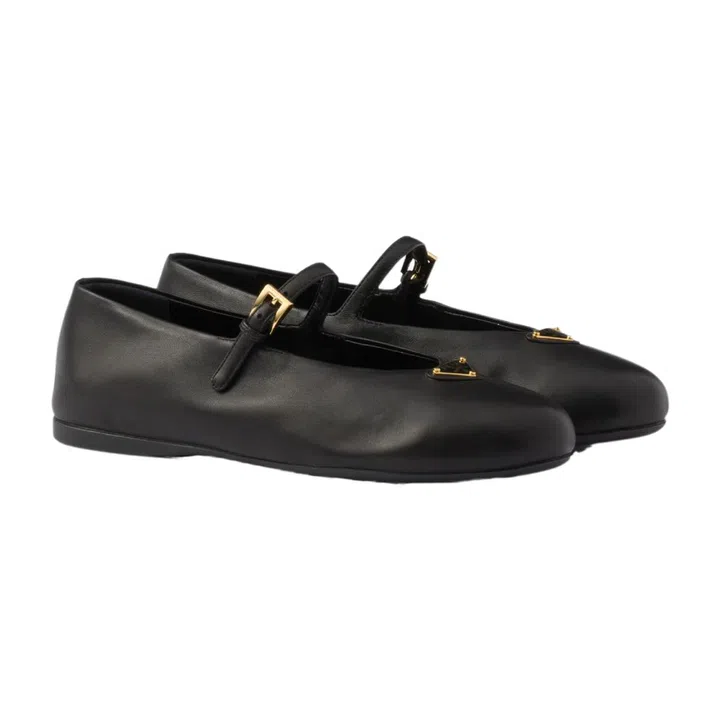prada Nappa leather ballet flats, $1,560
