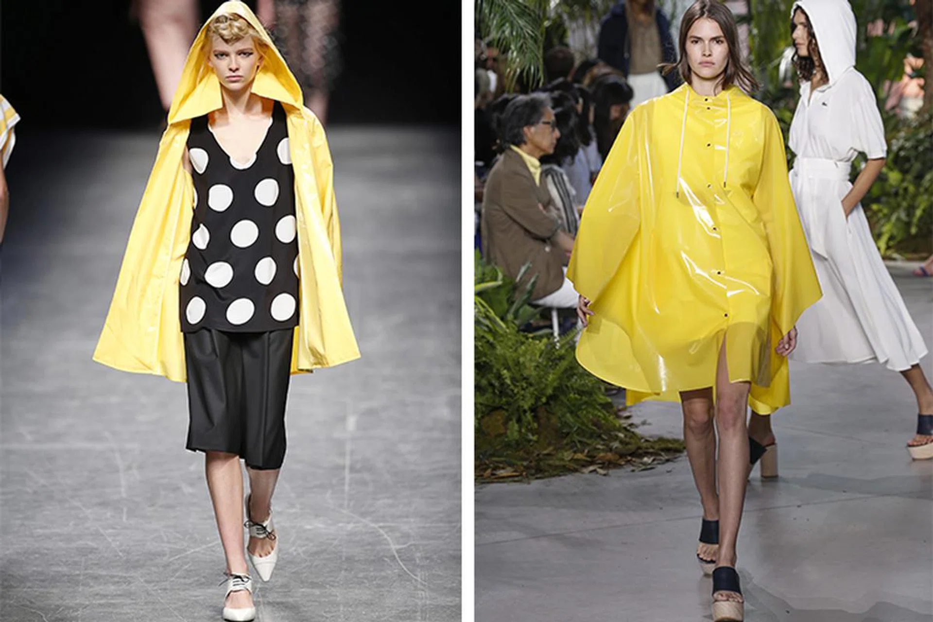 From left: Anteprima, Lacoste 