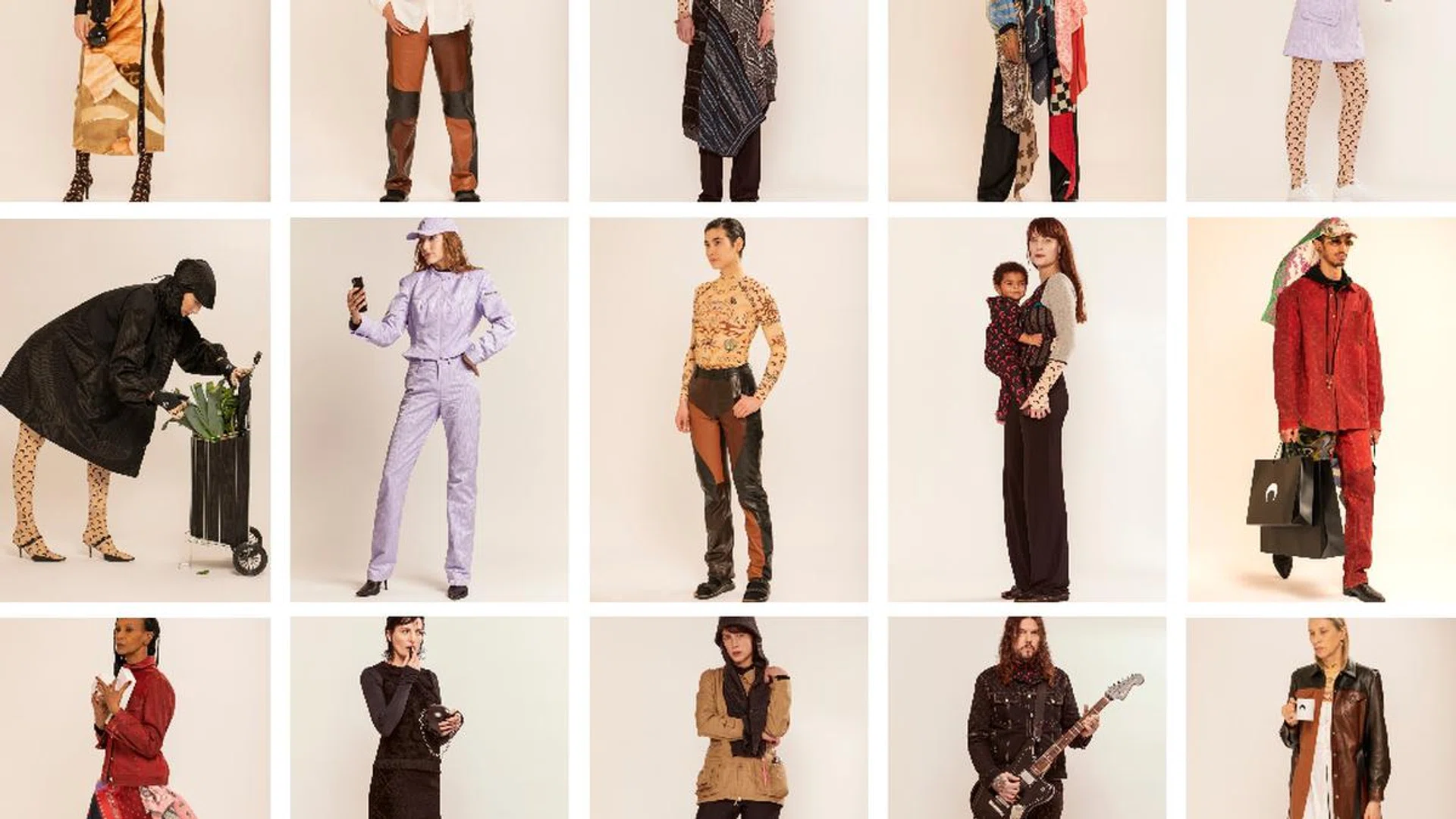 New normal chic at Marine Serre. Credit: Showbit