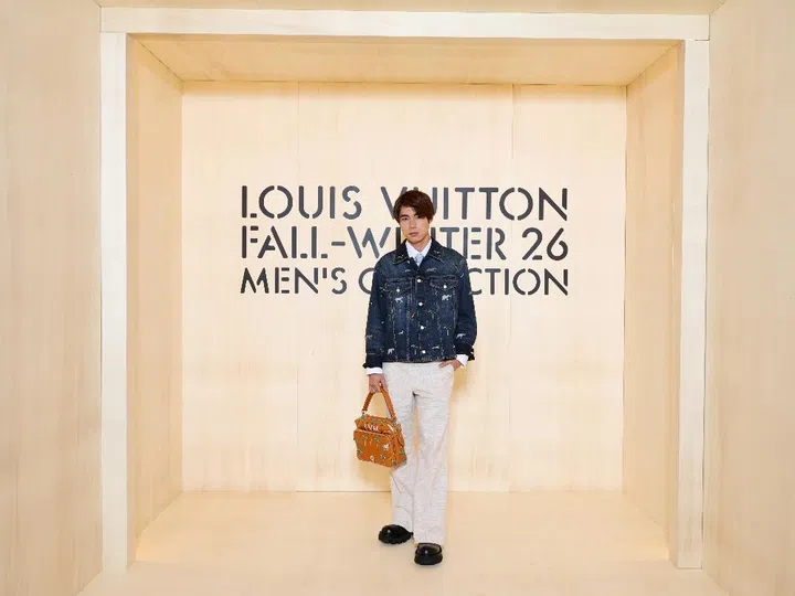 mens Louis Vuitton 2026 show yuto horigome