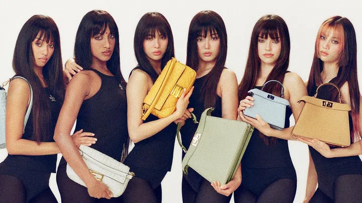 Katseye Fendi campaign fashion 5th gen kpop
